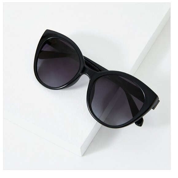 Kate Spade Samantha Sunglasses Black Frame Black Lenses NEW $129 main image 6